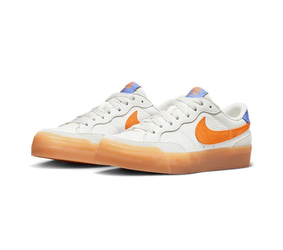 Nike SB Zoom Pogo Plus Premium - Summit White/Bright Mandarin - Image 2
