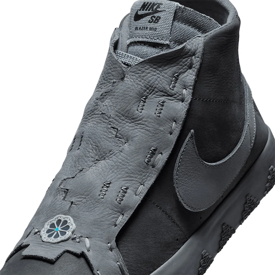 Nike Zoom Blazer Mid - Anthracite/Dk Smoke Grey - Image 9