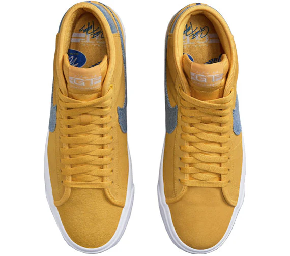 Nike Zoom Blazer Mid Pro GT - University Gold/Game Royal - Image 4
