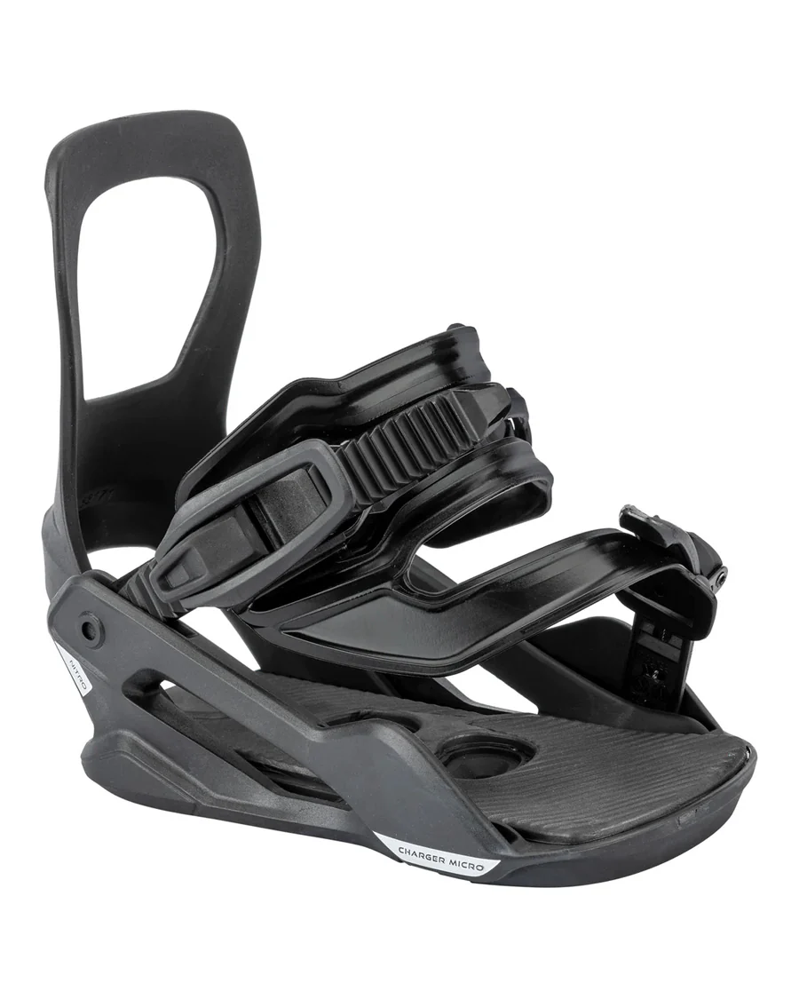 Nitro Kids' Charger Micro Binding Ultra Black 2026 - Image 2