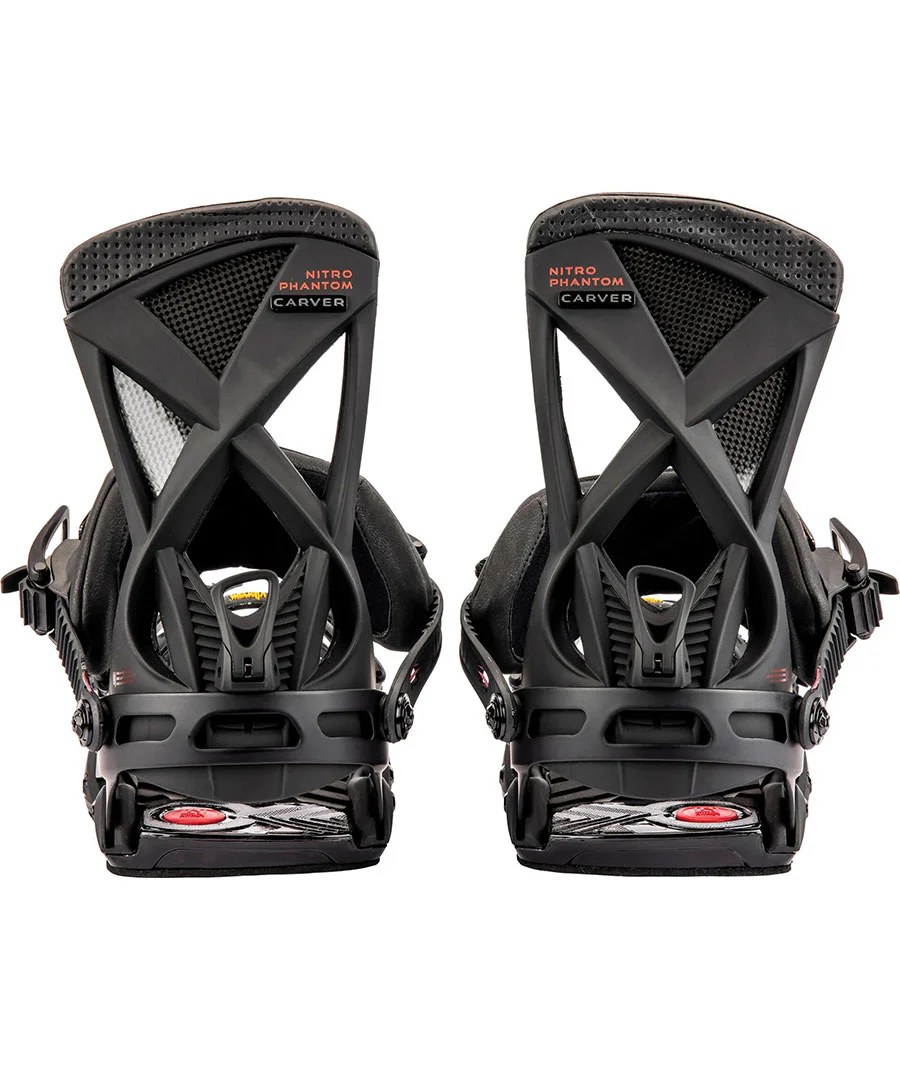 Nitro Men's Phantom Carver Binding - Black Red 2023 - Image 3