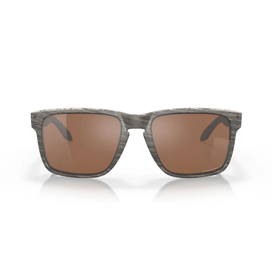 Oakley Holbrook XL Sunglasses Woodgrain/Prizm Tungsten Iridium Polarized - Image 3