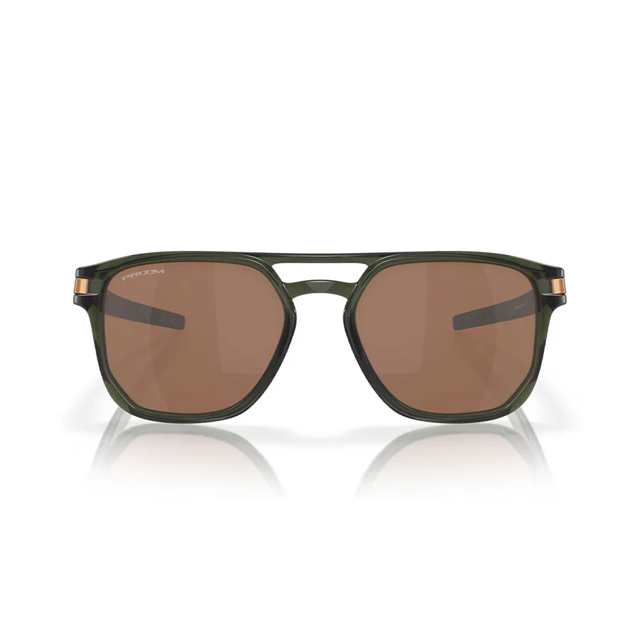 Oakley Latch Beta Sunglasses Olive Ink/PRIZM Tungsten Iridium - Image 3