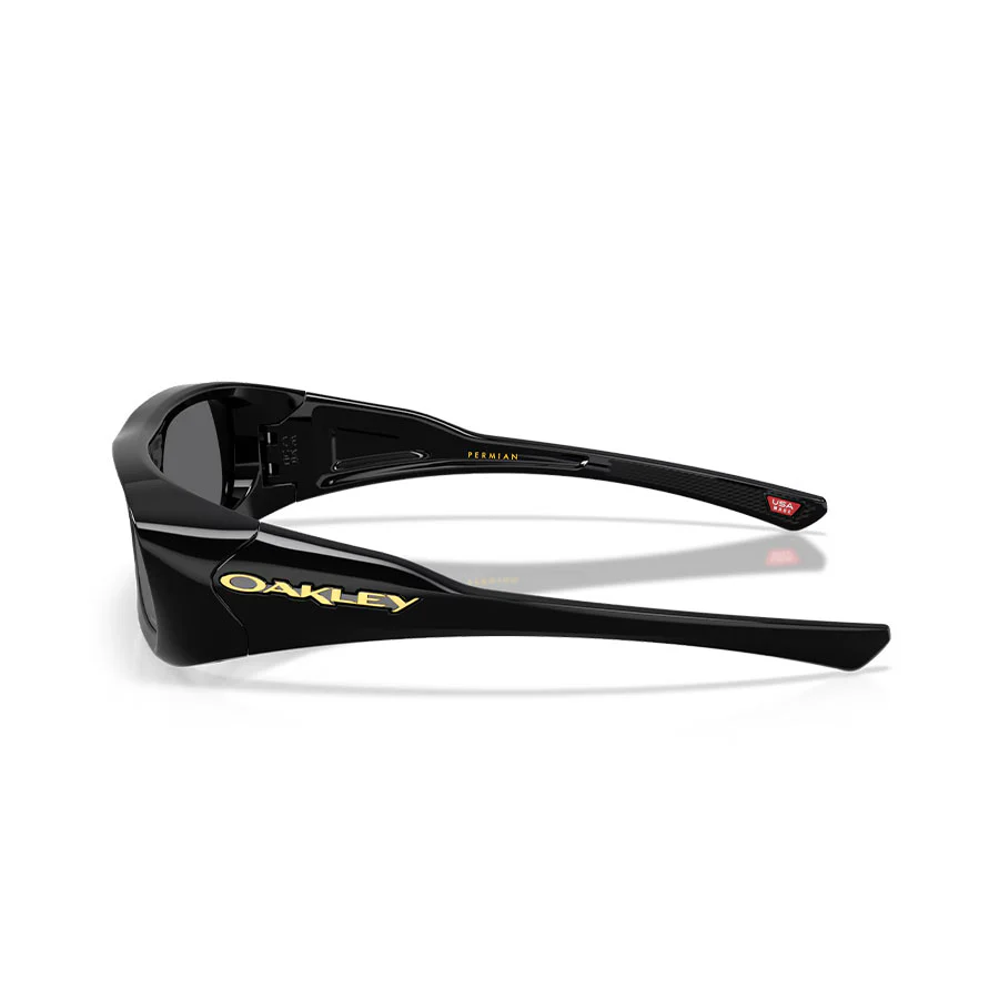 Oakley Permian Sunglasses Polished Black/Prizm Black - Image 2