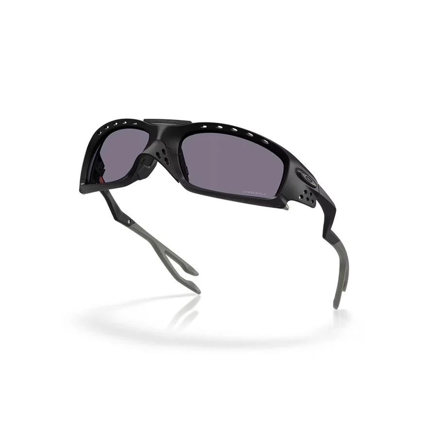 Oakley Plantaris Sq Sunglasses Matte Black/Prizm Grey - Image 4