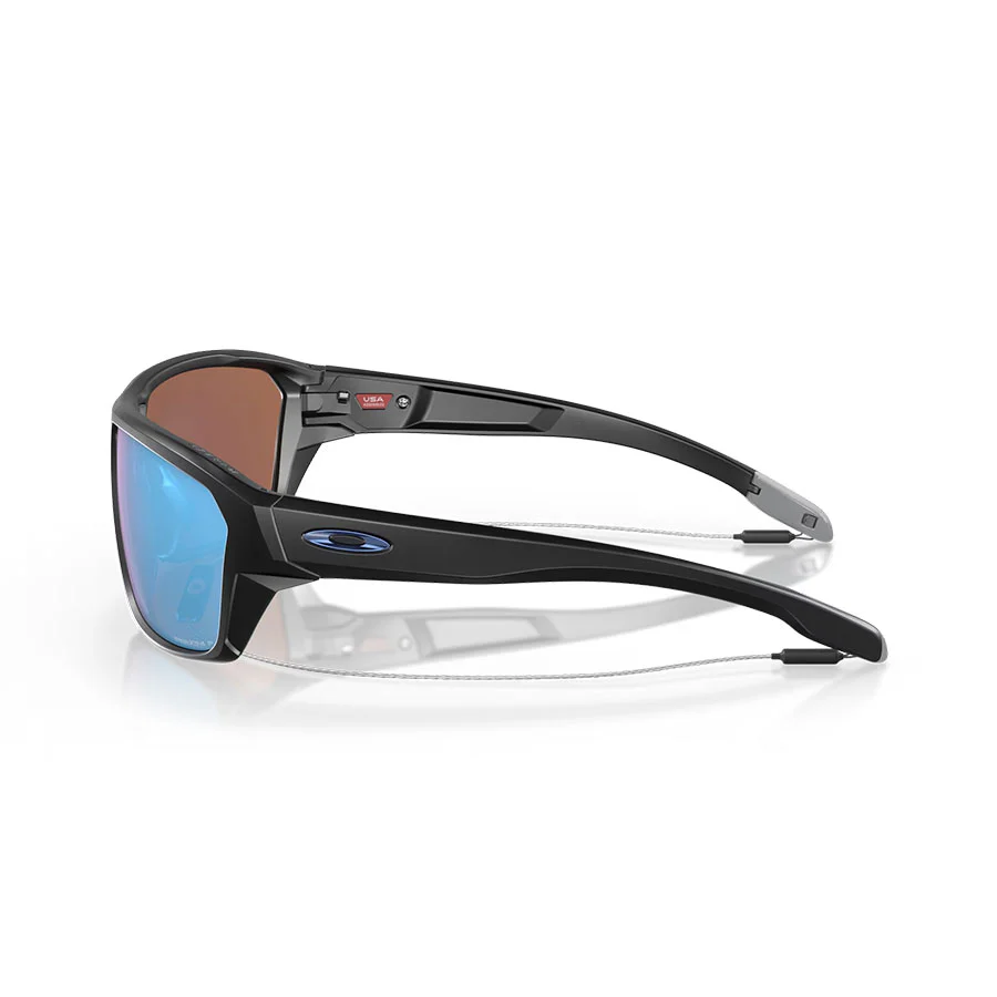 Oakley Split Shot Sunglasses Matte Carbon/Prizm Black Iridium - Image 2