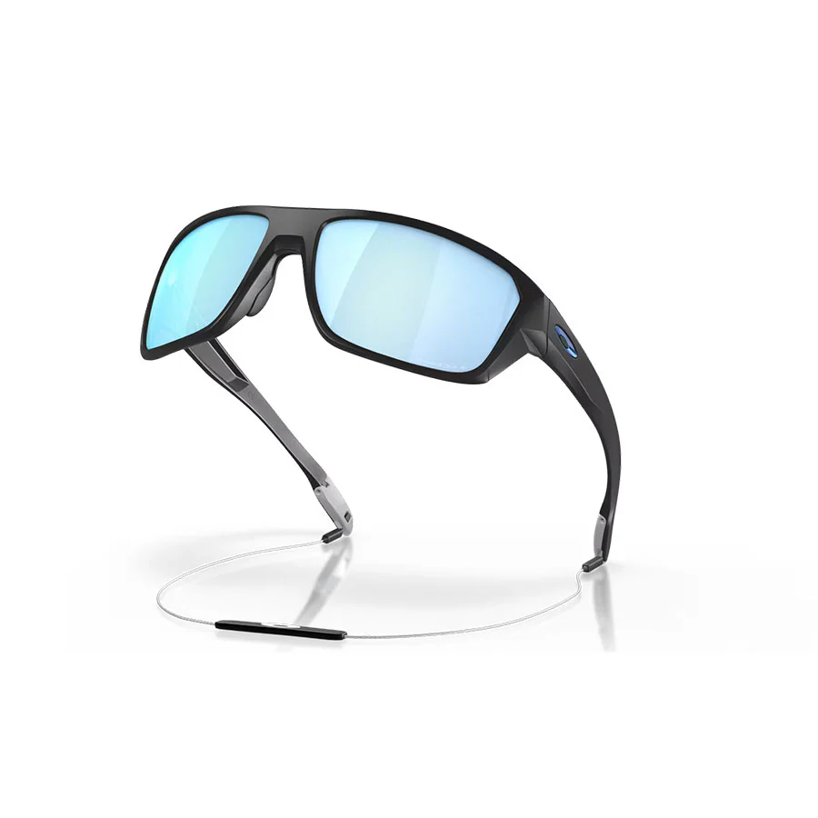 Oakley Split Shot Sunglasses Matte Carbon/Prizm Black Iridium - Image 4