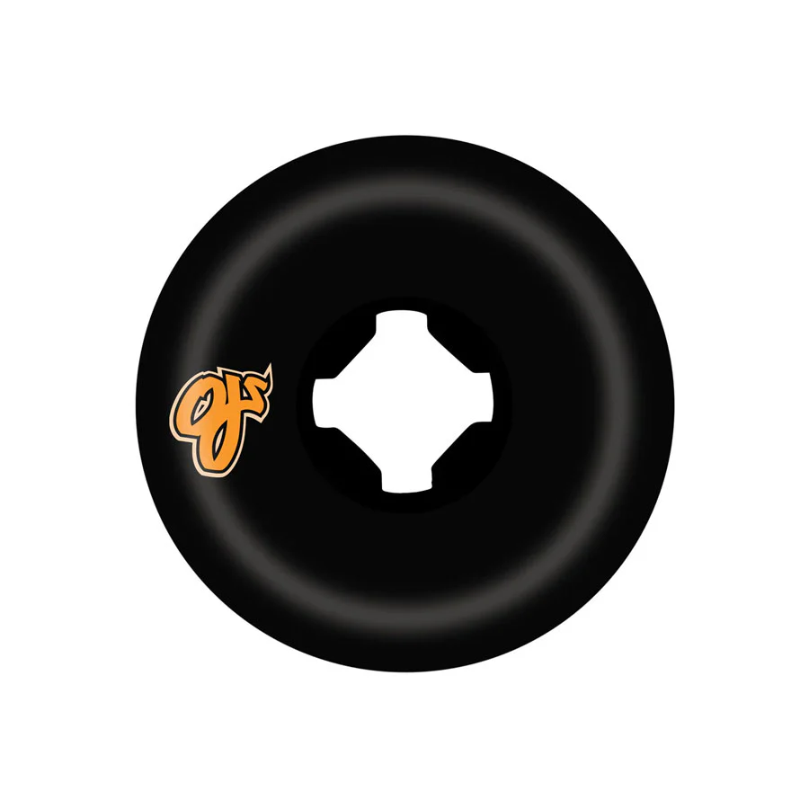 Ojs Figgy Flying V Mini Combos Blk/Wht 99A Wheels 54mm - Image 2