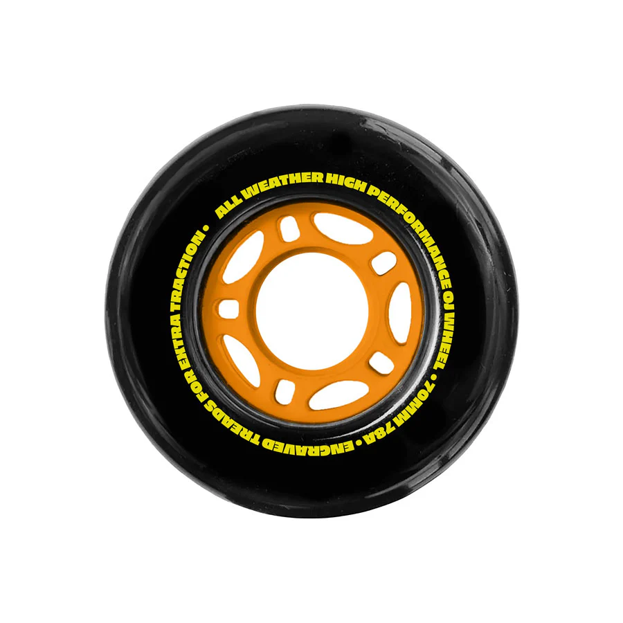 Ojs Wheels  Dirt Tires Thunder Juice Black 78A 70mm - Image 2