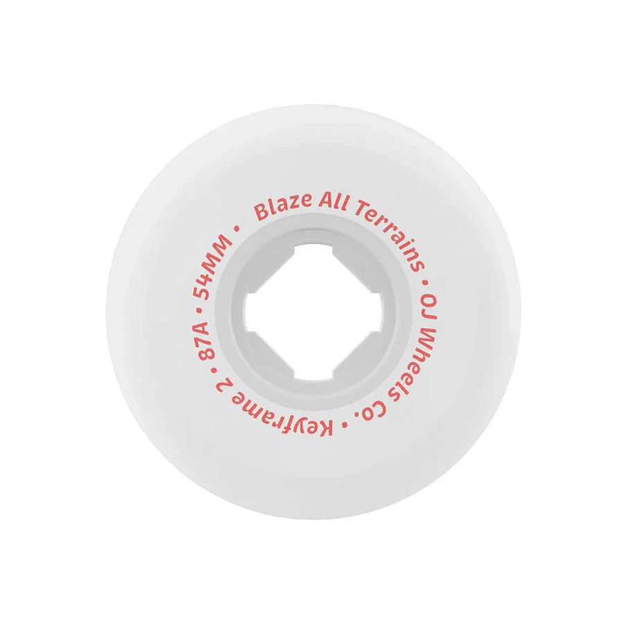 Ojs Wheels  Keyframe 2 White 87A 54mm - Image 2