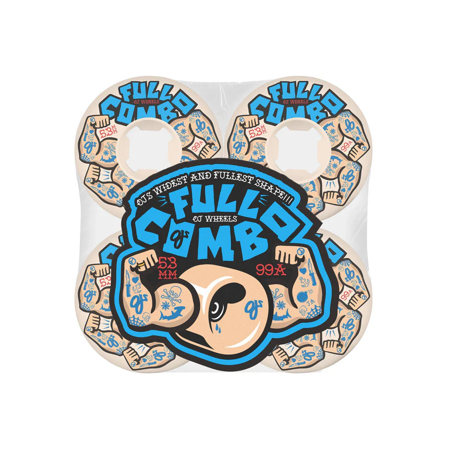 Ojs Wheels  Team Elite White Full Combo 99A 53mm - Image 3