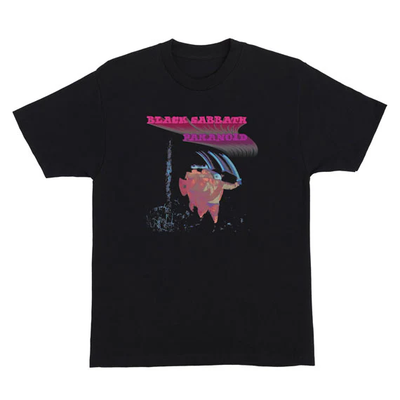Ojs x Black Sabbath Paranoid Motion Trails T-Shirt Black