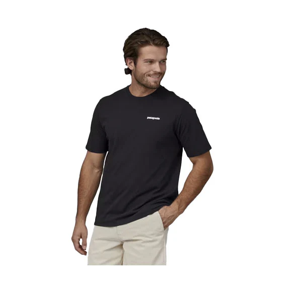 Patagonia Men's P-6 Logo Responsibili-Tee Black 2024 - Image 3
