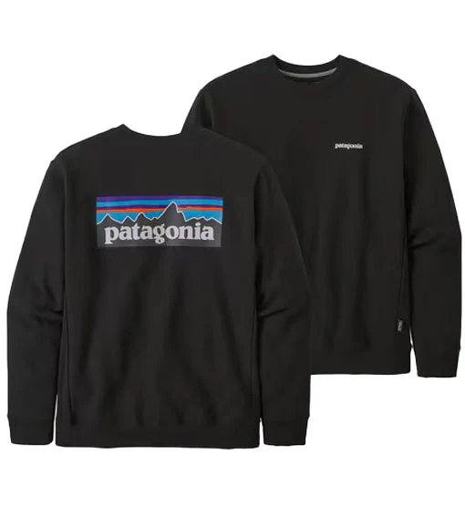 Patagoina P-6 Logo Uprisal Crew Sweatshirt Black 2024