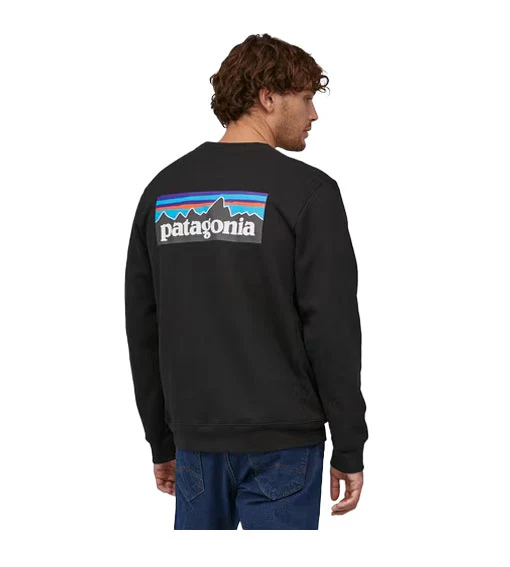 Patagoina P-6 Logo Uprisal Crew Sweatshirt Black 2024 - Image 3