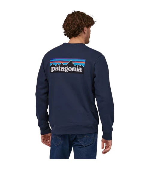 Patagonia P-6 Logo Uprisal Crew Sweatshirt New Navy 2024 - Image 3