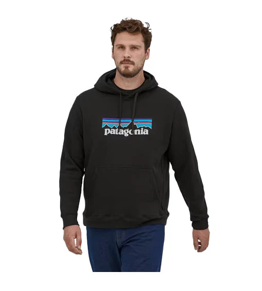 Patagonia P-6 Logo Uprisal Hoody Black 2024 - Image 2