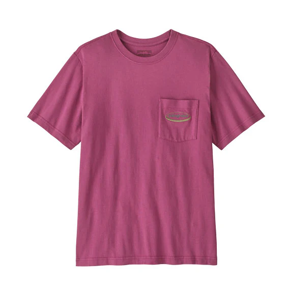 Patagonia '95 Oval Logo T-Shirt Faded Magenta