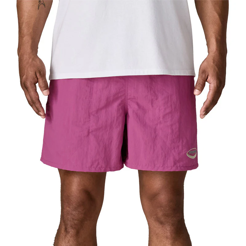 Patagonia Baggies Shorts 5 in. '95 Oval Logo Faded Magenta - Image 3