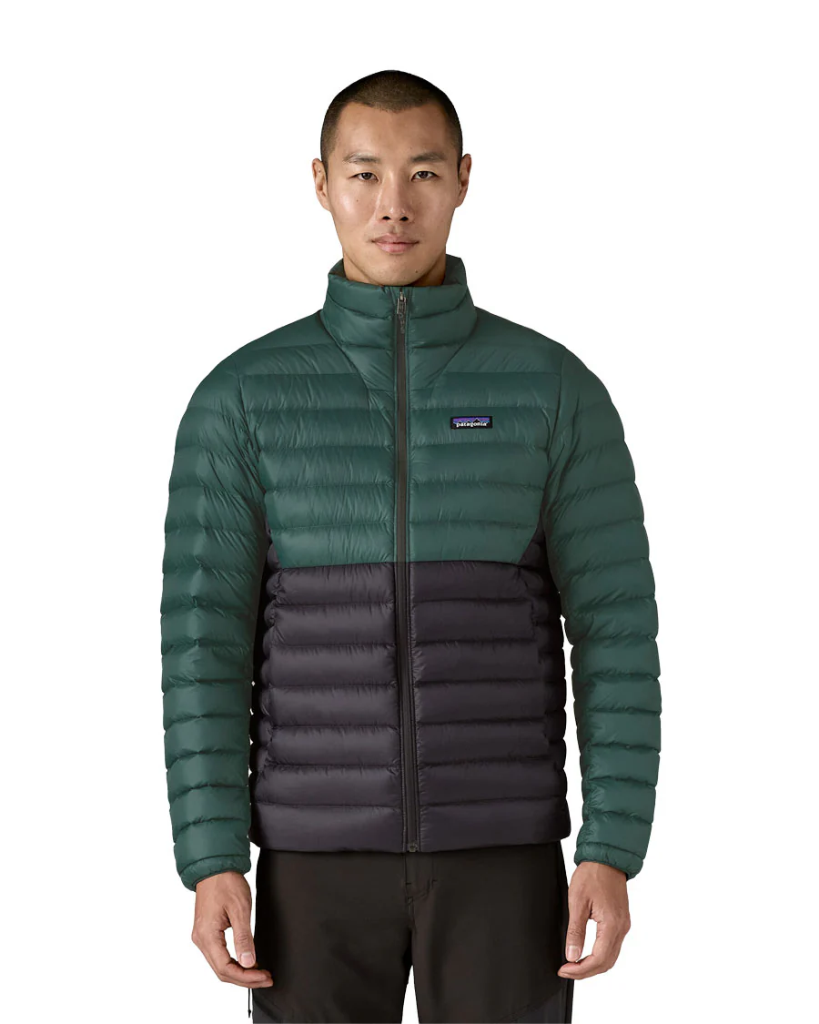 Patagonia Men's Down Sweater Cascade Green w/Black 2026 - Image 2