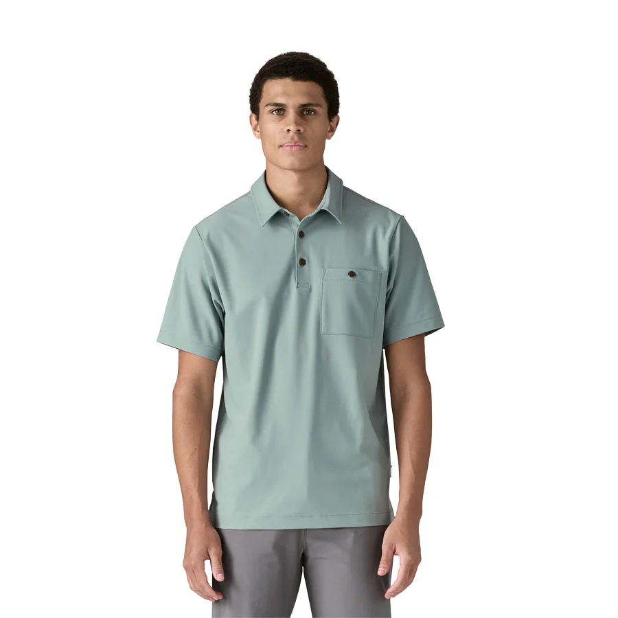 Patagonia Transit Traveler Polo Thermal Blue - Image 2