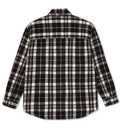 Polar Big Boy Over Shirt Flannel - Black/Cloud White/Red - Image 2