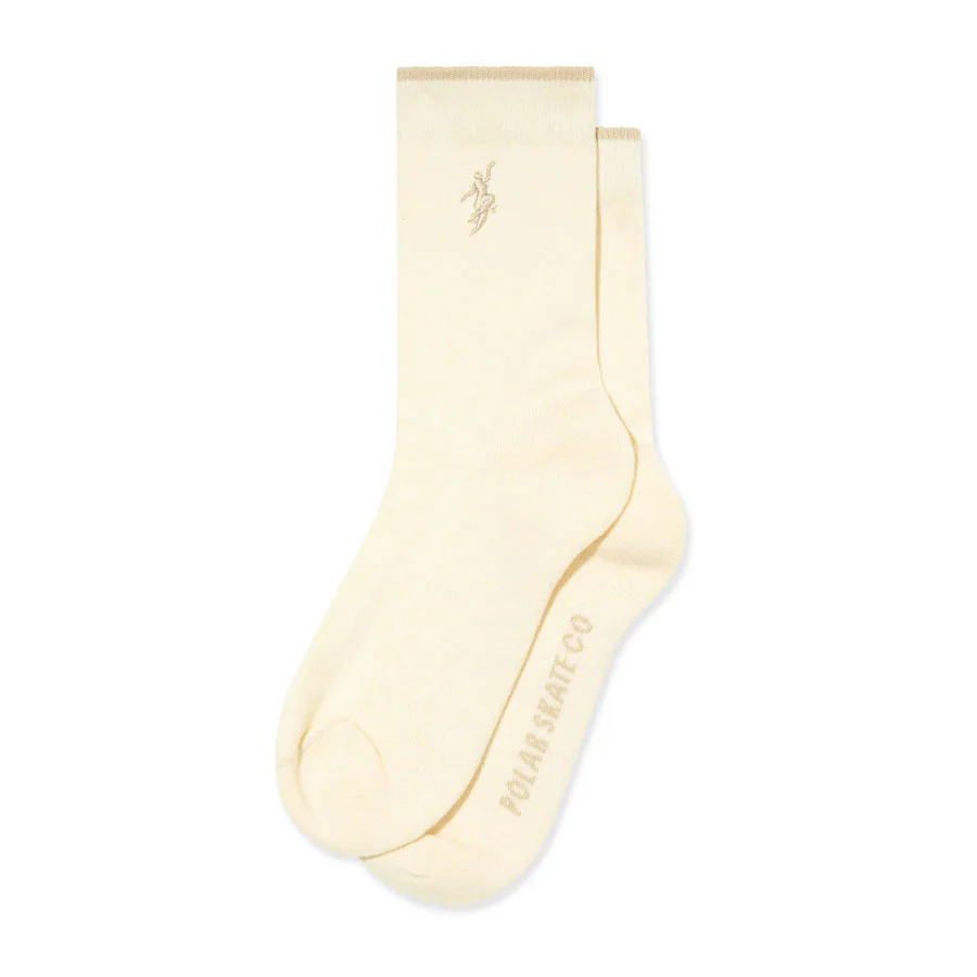 Polar Business Socks Side Stripe Beige