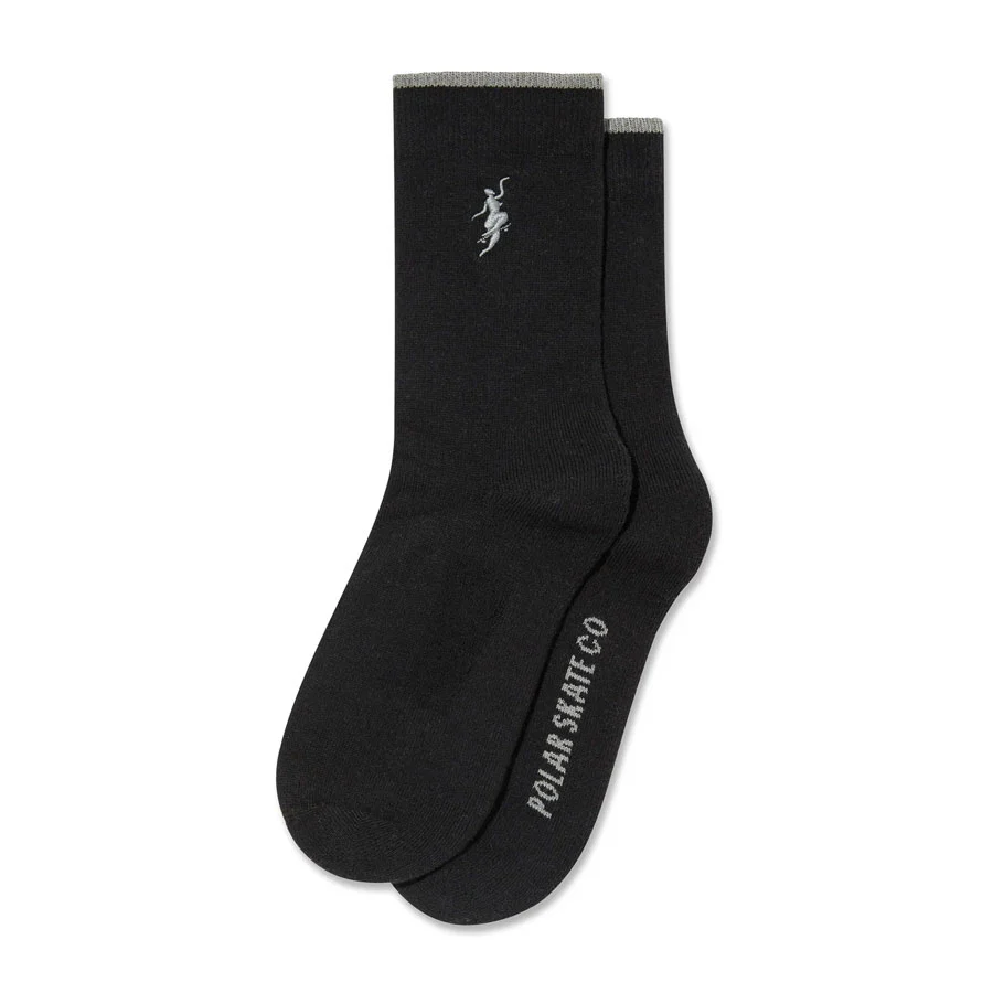 Polar Business Socks Side Stripe Black