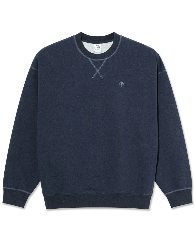 Polar Frankie Crewneck Navy Melange