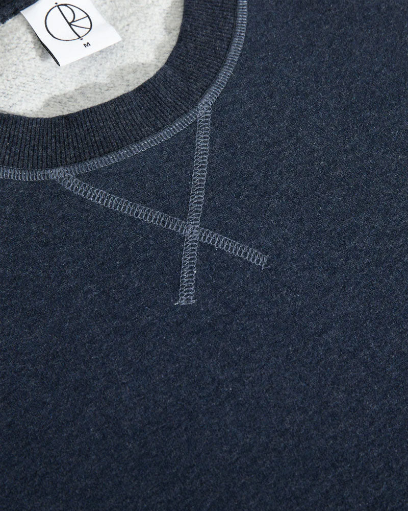 Polar Frankie Crewneck Navy Melange - Image 3