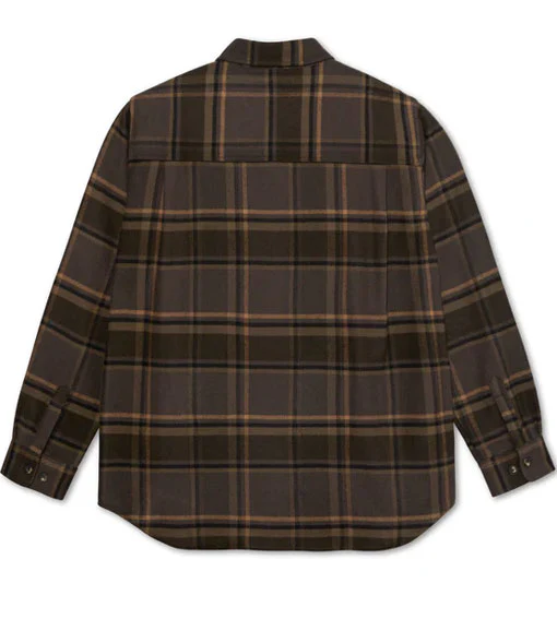 Polar Mike Flannel Button Down - Brown/Mauve - Image 2