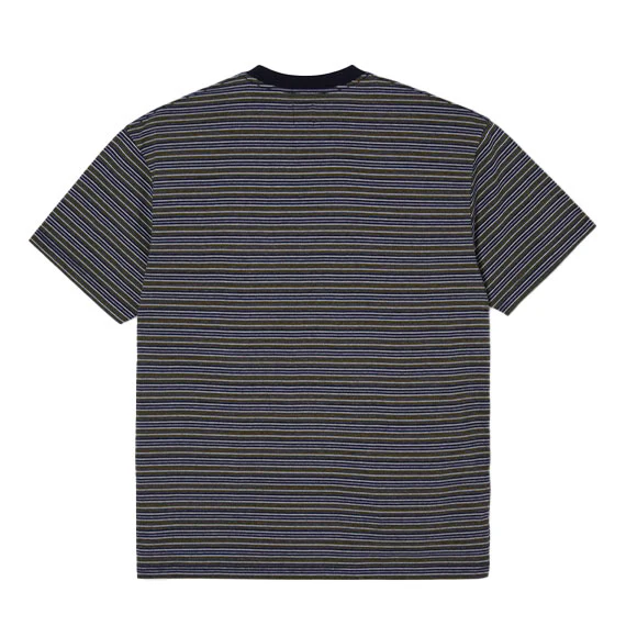 Polar Pocket Stripe T-Shirt Black/Green - Image 2