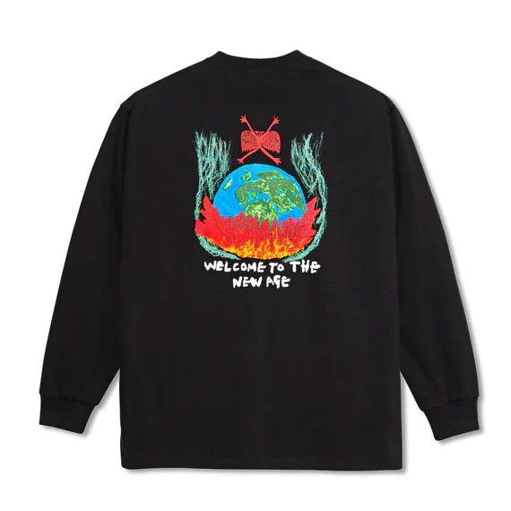 Polar Welcome To The New Age Long Sleeve T-Shirt - Black - Image 2