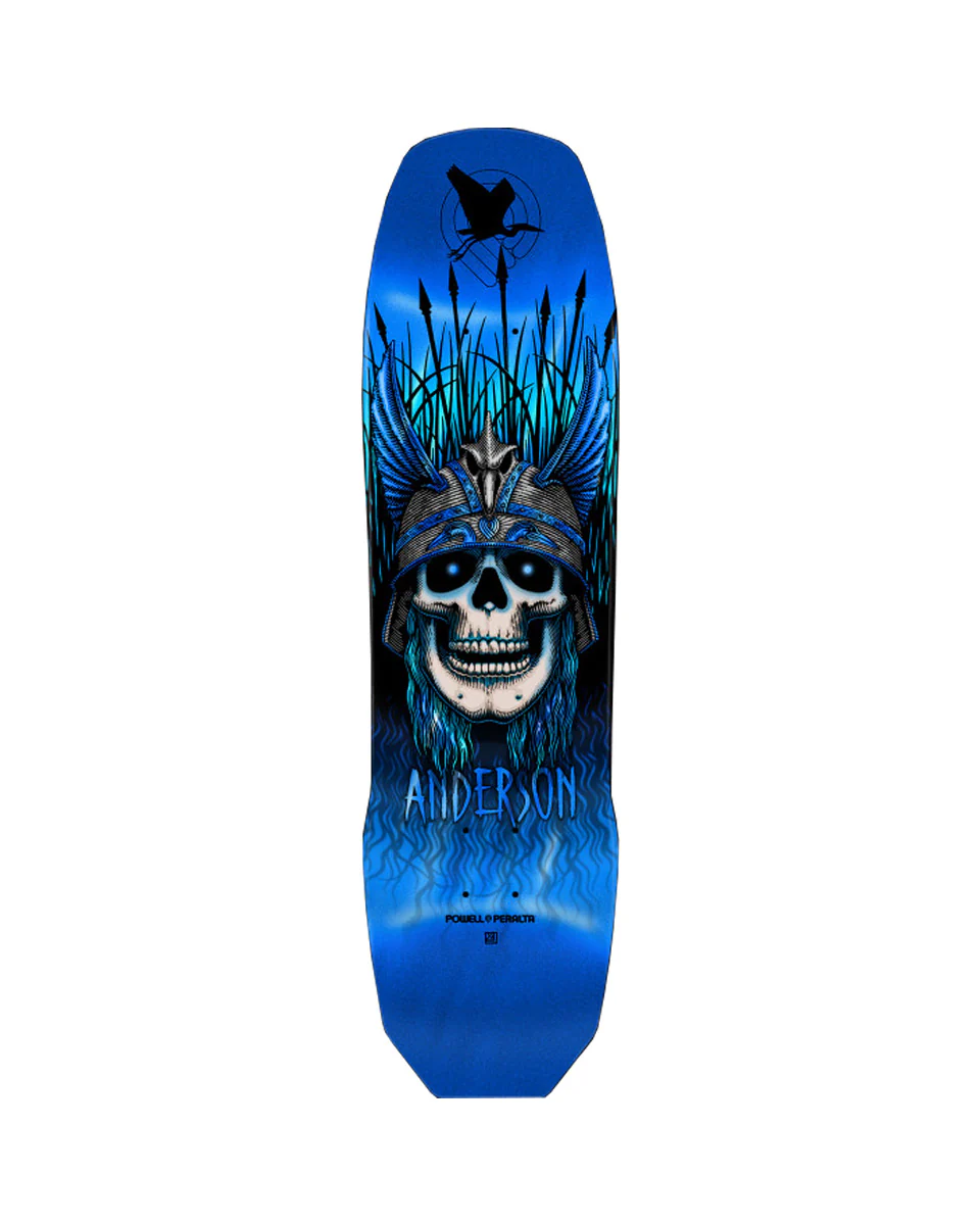 Powell Peralta Anderson Heron '04' Deck Blue Foil