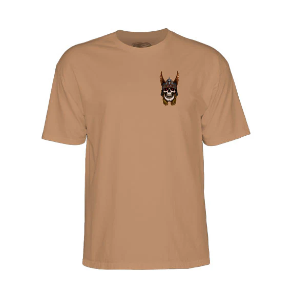Powell Peralta Anderson Skull T-Shirt Old Gold - Image 2