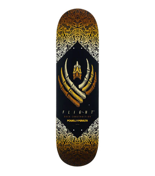 Powell Peralta Bones Flight Yellow Deck 8.75"