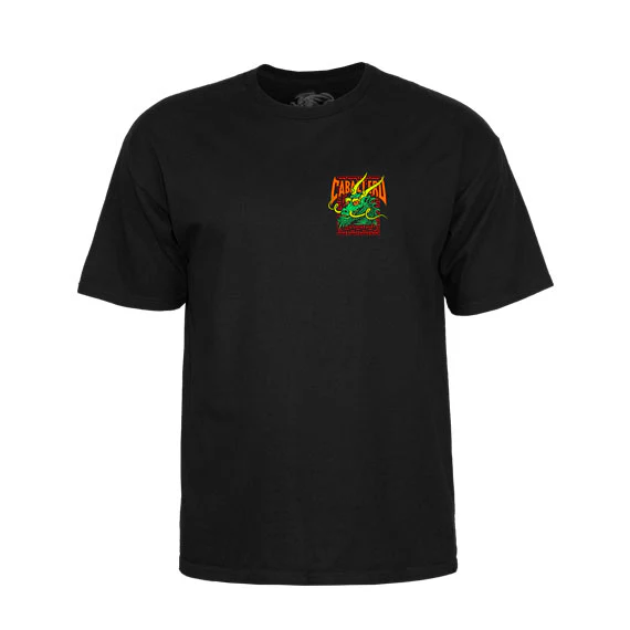 Powell Peralta Caballero Street Dragon T-Shirt Black - Image 2