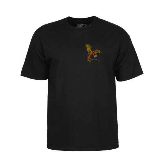 Powell Peralta Dragons Logo T-Shirt - Black - Image 2
