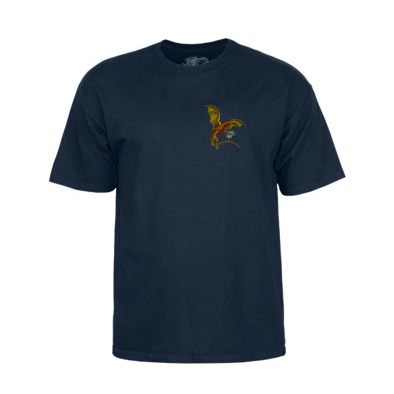 Powell Peralta Dragons Logo T-Shirt - Navy - Image 2