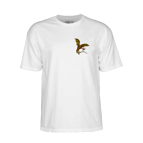 Powell Peralta Dragons Logo T-Shirt - White - Image 2