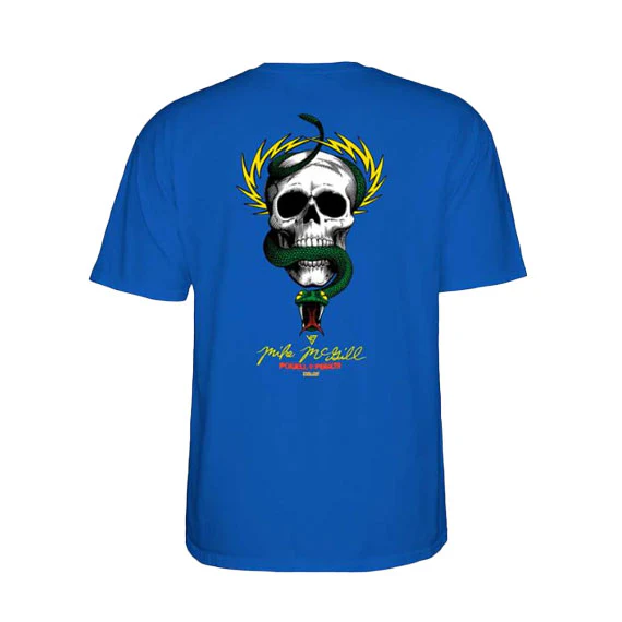 Powell Peralta McGill Skull & Snake T-Shirt - Royal Blue - Image 2