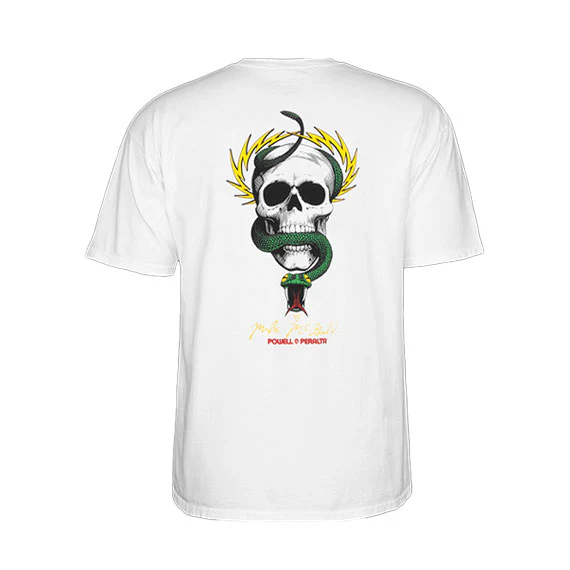 Powell Peralta McGill Skull & Snake T-Shirt - White - Image 2
