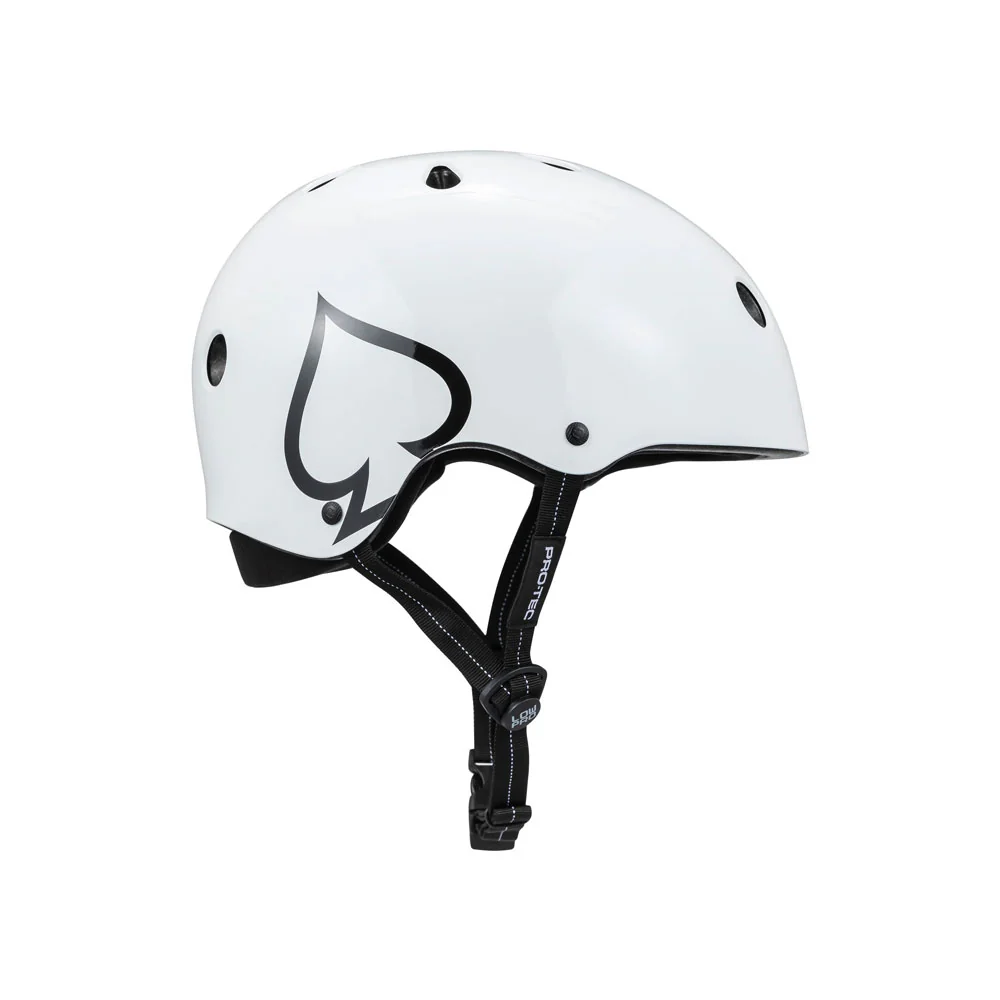 Pro-Tec Low Pro Certified Helmet Gloss White - Image 2