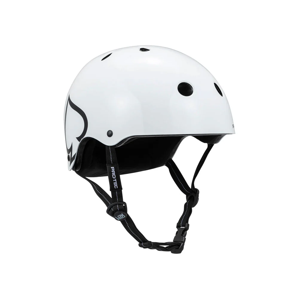 Pro-Tec Low Pro Certified Helmet Gloss White - Image 4