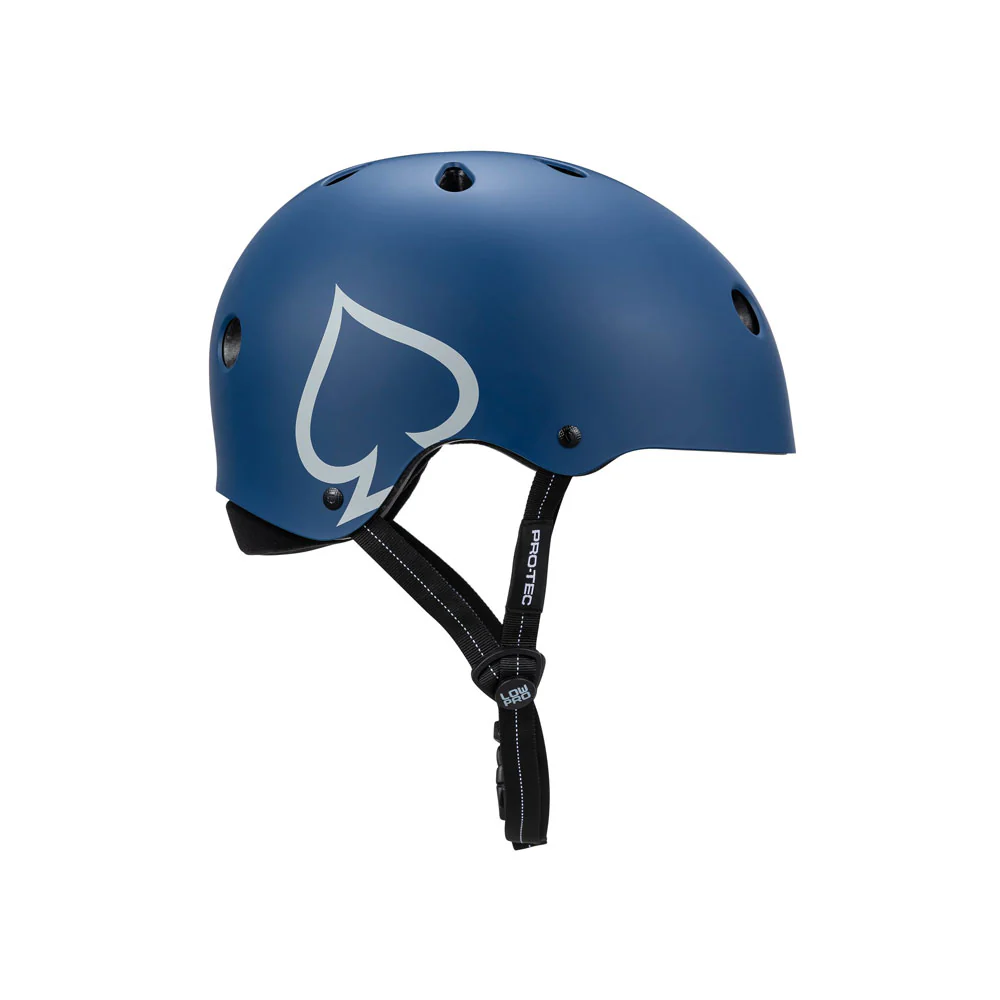 Pro-Tec Low Pro Certified Helmet Matte Blue - Image 2