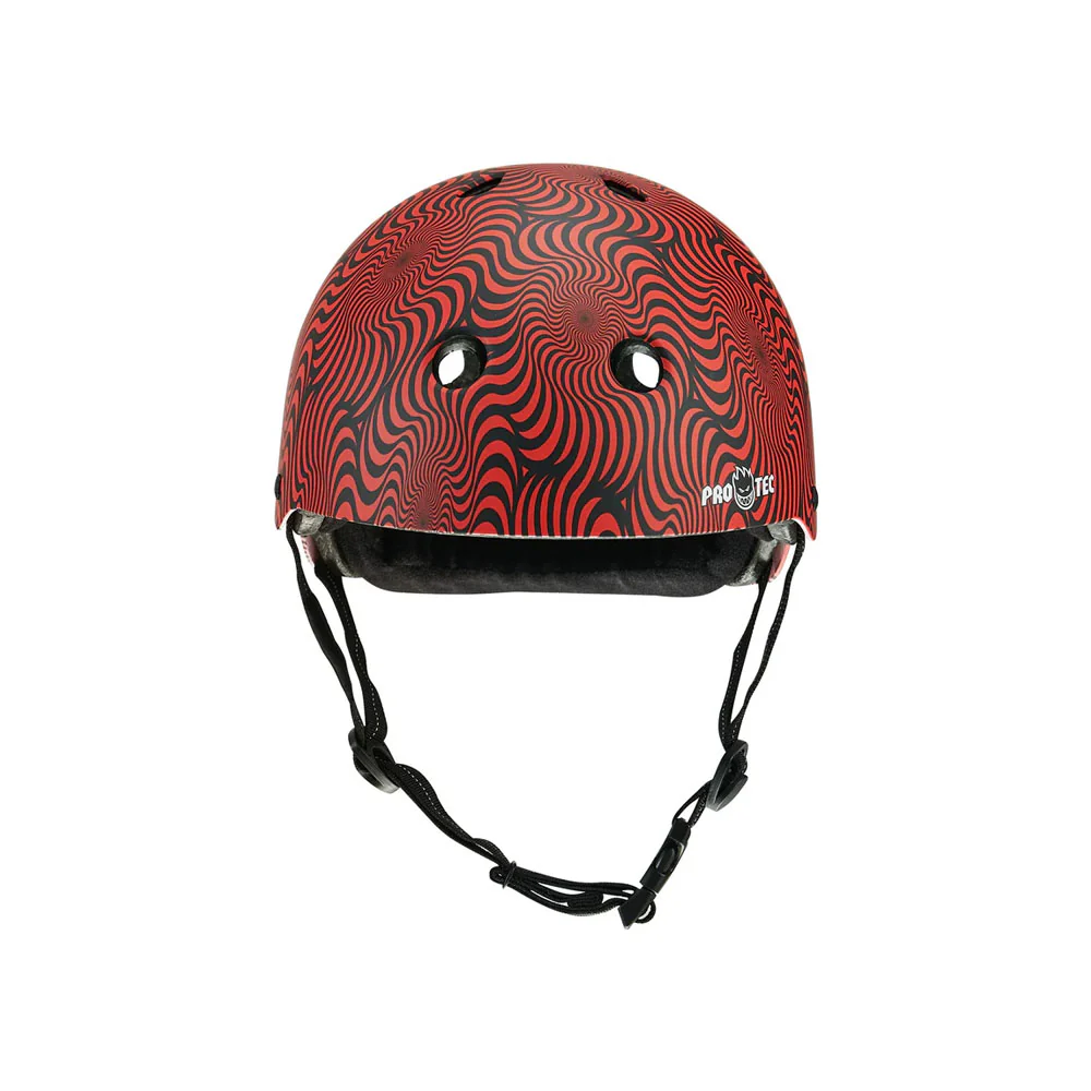 Pro-Tec Low Pro Certified Helmet Spitfire Red Swirl - Image 4