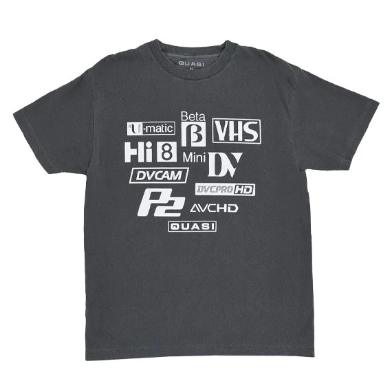 Quasi Formats T-Shirt Faded Black