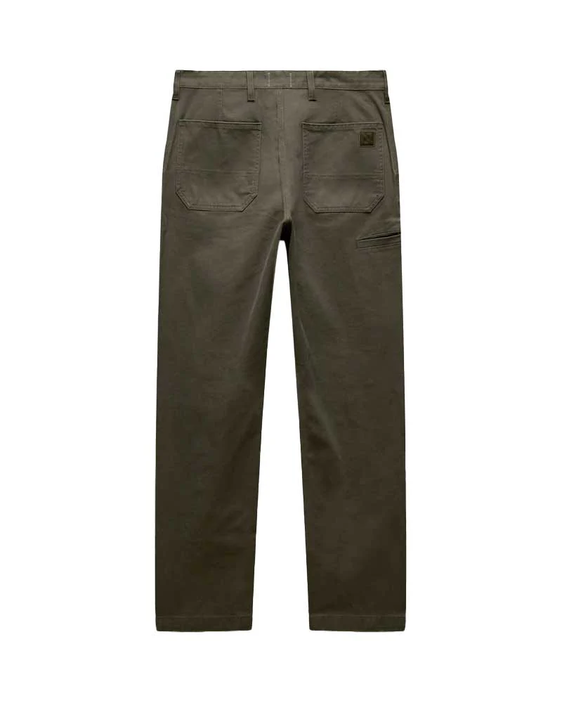 Reigning Champ Cotton Canvas Grounds Standard Pant Dark Olive - Image 2