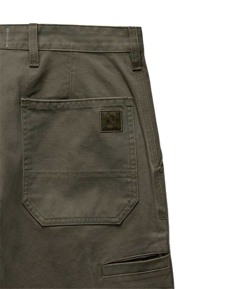 Reigning Champ Cotton Canvas Grounds Standard Pant Dark Olive - Image 5