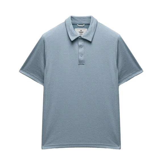 Reigning Champ Solotex Mesh Tiebreak Standard Polo Shirt Gulf